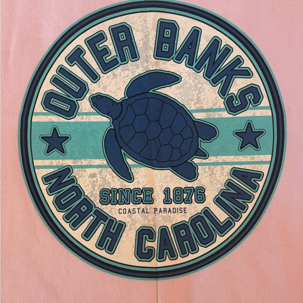 GILDAN OUTER BANKS THROW BLANKET w/Turtle Graphic (NWOT)